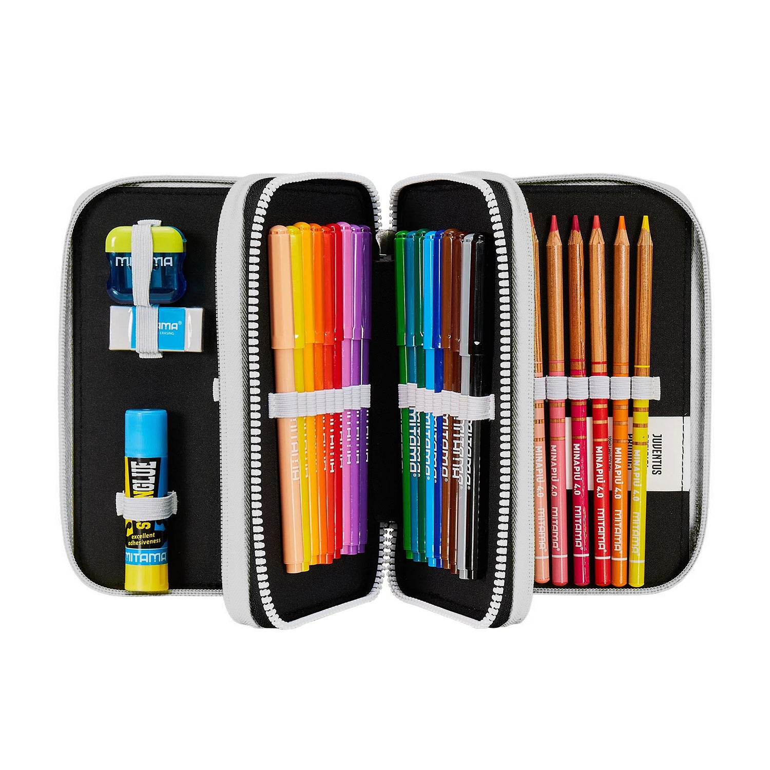 SEVEN - Astuccio 3 Zip JUVENTUS